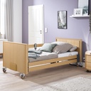 Mit Holzhaube – Pflegebett Dali Low-entry