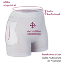 Hüftprotektor-Slip unisex, weiss (ohne Protektoren) – Suprima