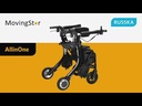 Rollator/Rollstuhl, Modell All in One – MovingStar – Russka