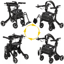 Rollator/Rollstuhl, Modell All in One – MovingStar – Russka