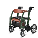 Rollator und Rollstuhl Glide 2in1, inkl. Tasche und Rückengurt