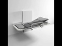 Duschliege EasyCare 76 x 146 cm mit elektrischer Höhenverstellung – Ropox