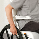 Dusch- und Toilettenrollstuhl CLEAN mit 24" Räder – ETAC