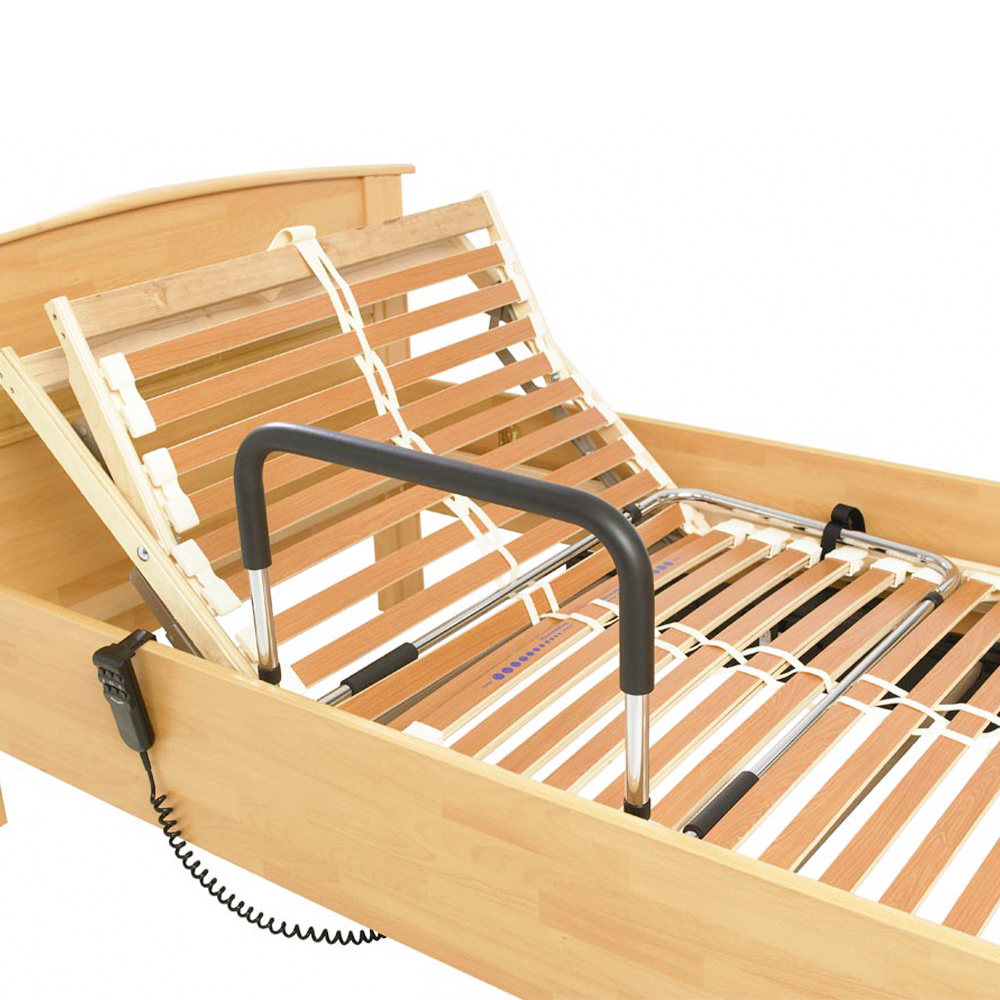 Aufstehhilfe und Seitenschutz zu Bett (L-Form) – Anwendung