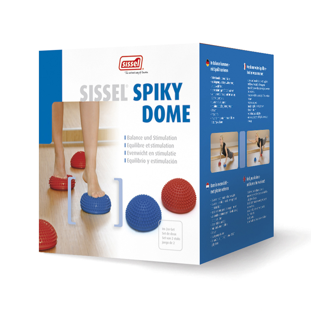 Spiky Dome rot und blau 2 Stück – SISSEL