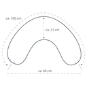Masse – Nackenkissen NAKI ohne Bezug – Theraline