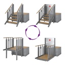 Info zur Plattform-Treppen-Lösung FlexStep – Liftup