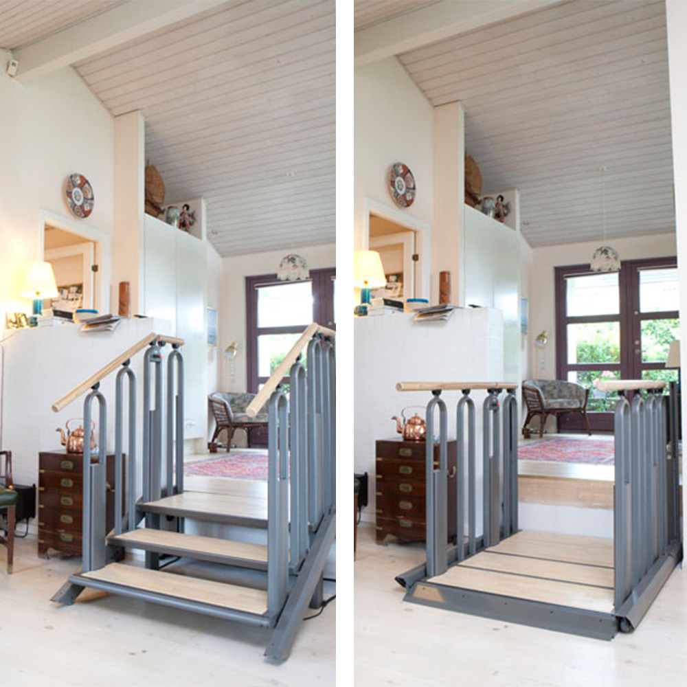 Info zur Plattform-Treppen-Lösung FlexStep – Liftup