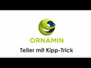 Teller mit Kipp-Trick Ø 27 cm / M921