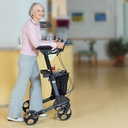 Rollator Topro Troja Walker2 mit Unterarmauflagen, silber