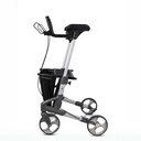 Rollator Topro Troja Walker2 mit Unterarmauflagen, silber