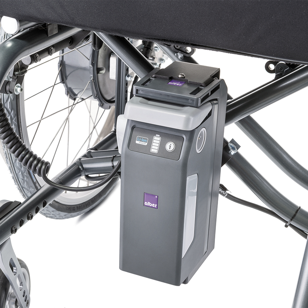 Info zu Rollstuhl-Elektroantrieb E-Fix 35 komplett bis 120 kg  – Alber®