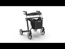 Rollator Carbon GEPARD HD, Sitzhöhe 62 cm – Mobilex 