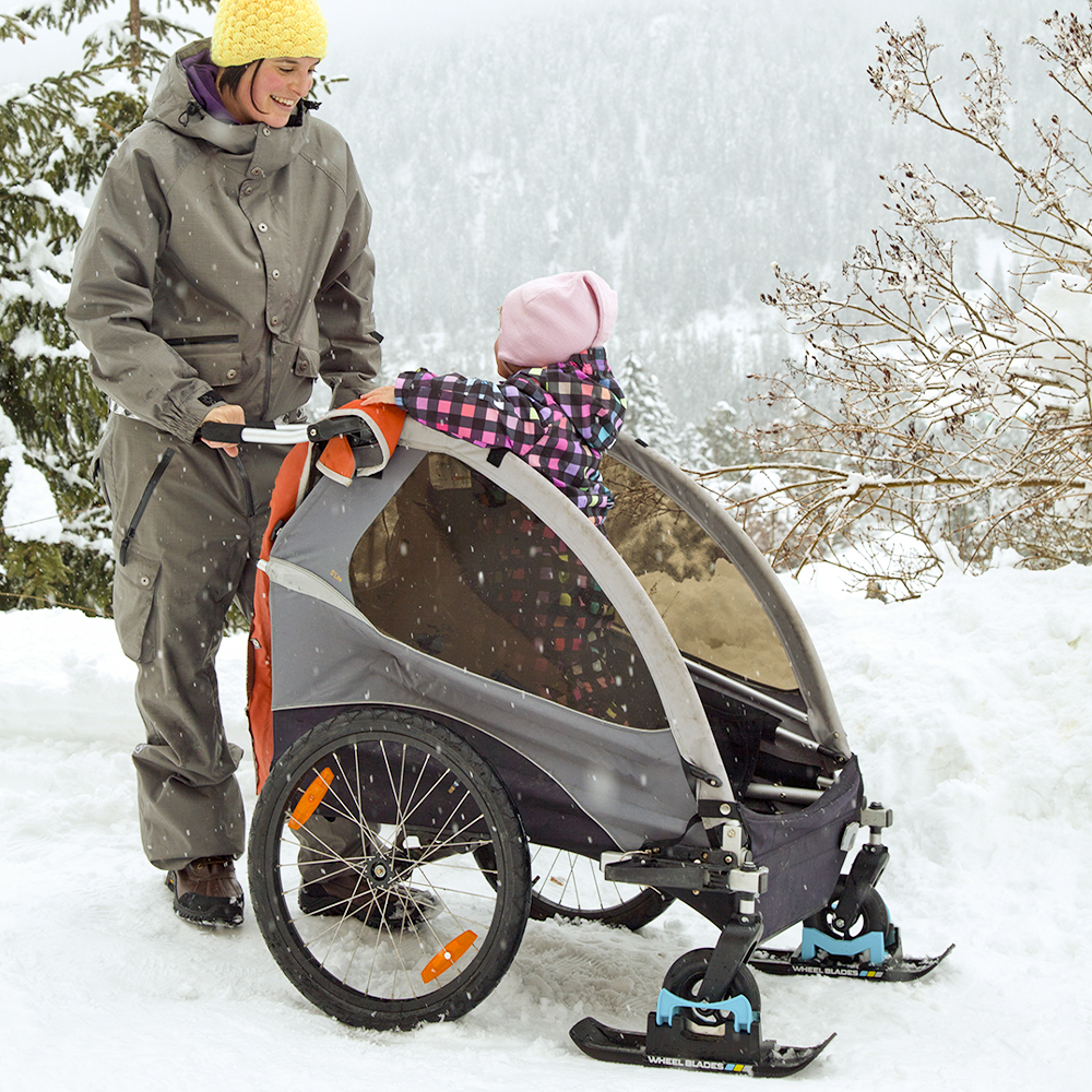 Wheelblades XL an Rad-Anhänger