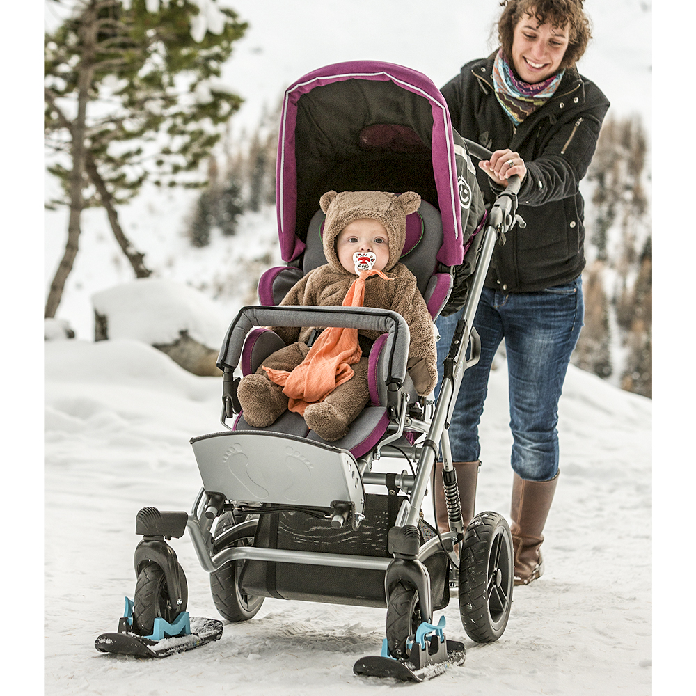 Wheelblades XL an Kinderwagen