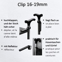 Gehstockhalter mit Reflektor – CHARLES BUYERS