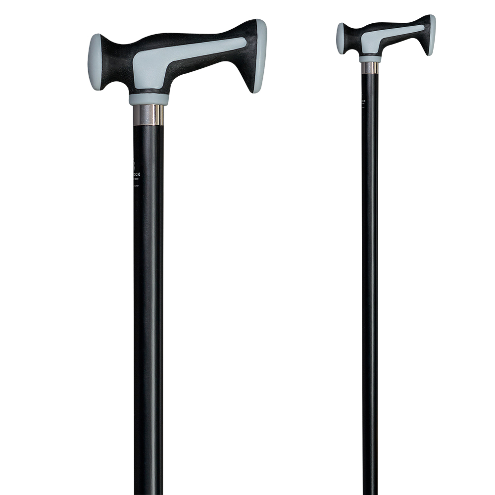 Gehstock SUPER-SOFT-ESCORT, schwarz