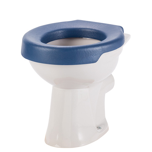 WC-Sitzring gepolstert, blau