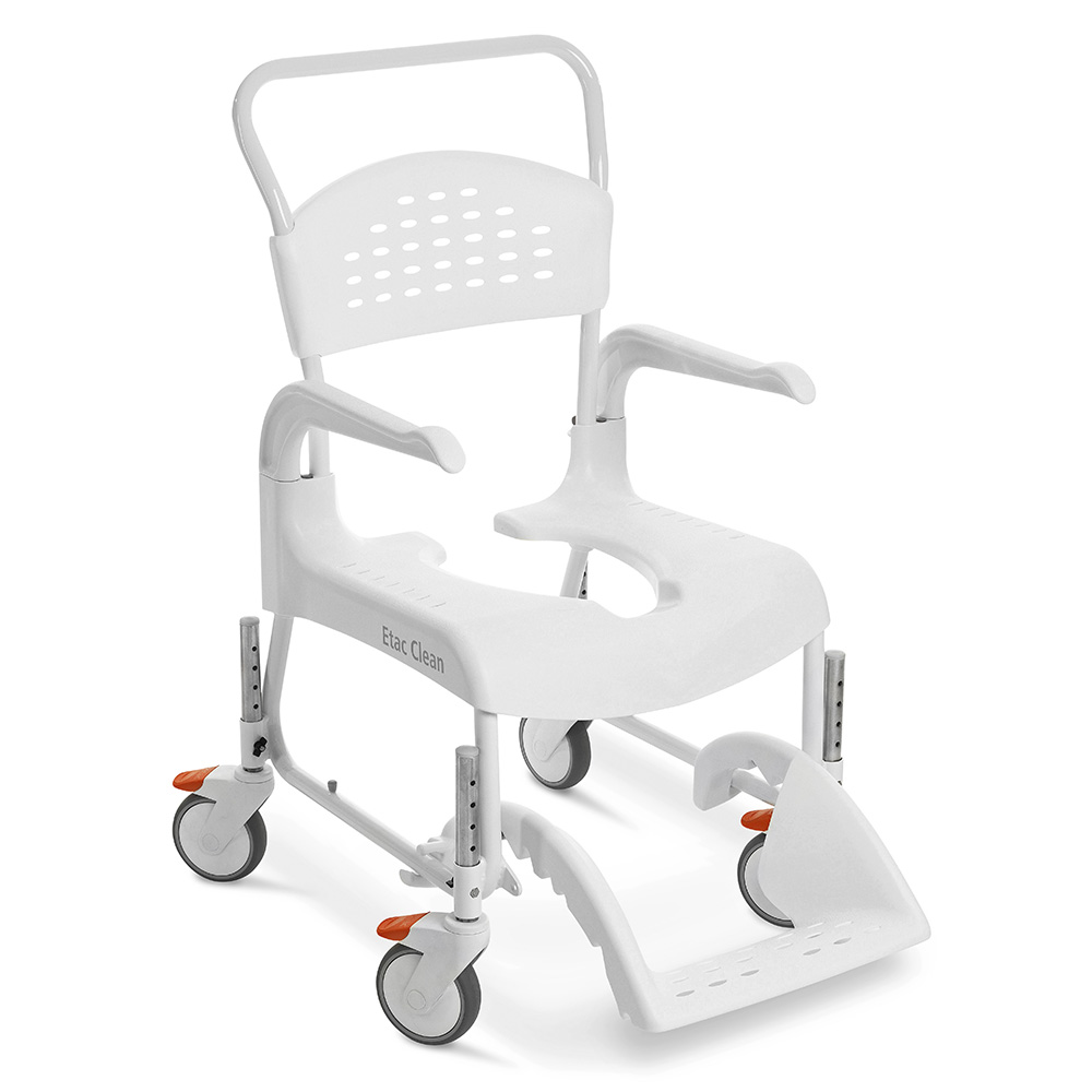 Dusch- und Toilettenrollstuhl CLEAN höhenverstellbar – ETAC