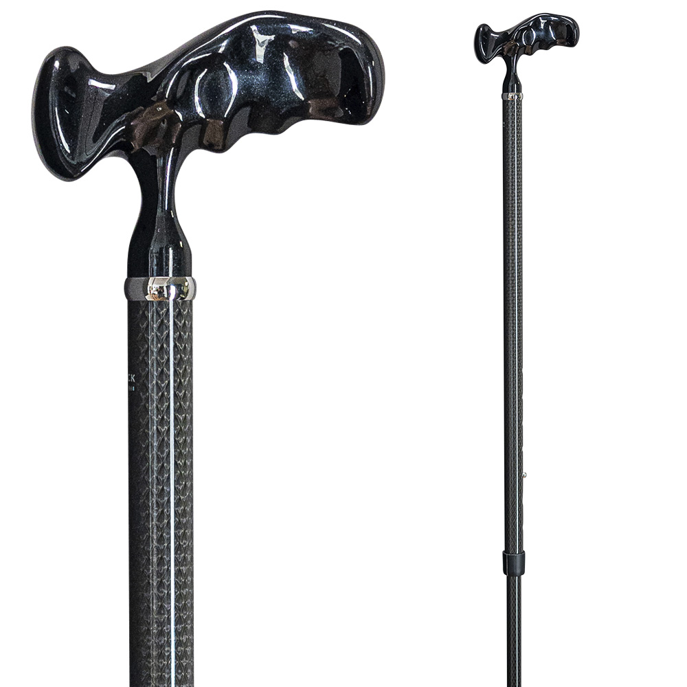 Gehstock CARBON-COMFORT-GRIP, links