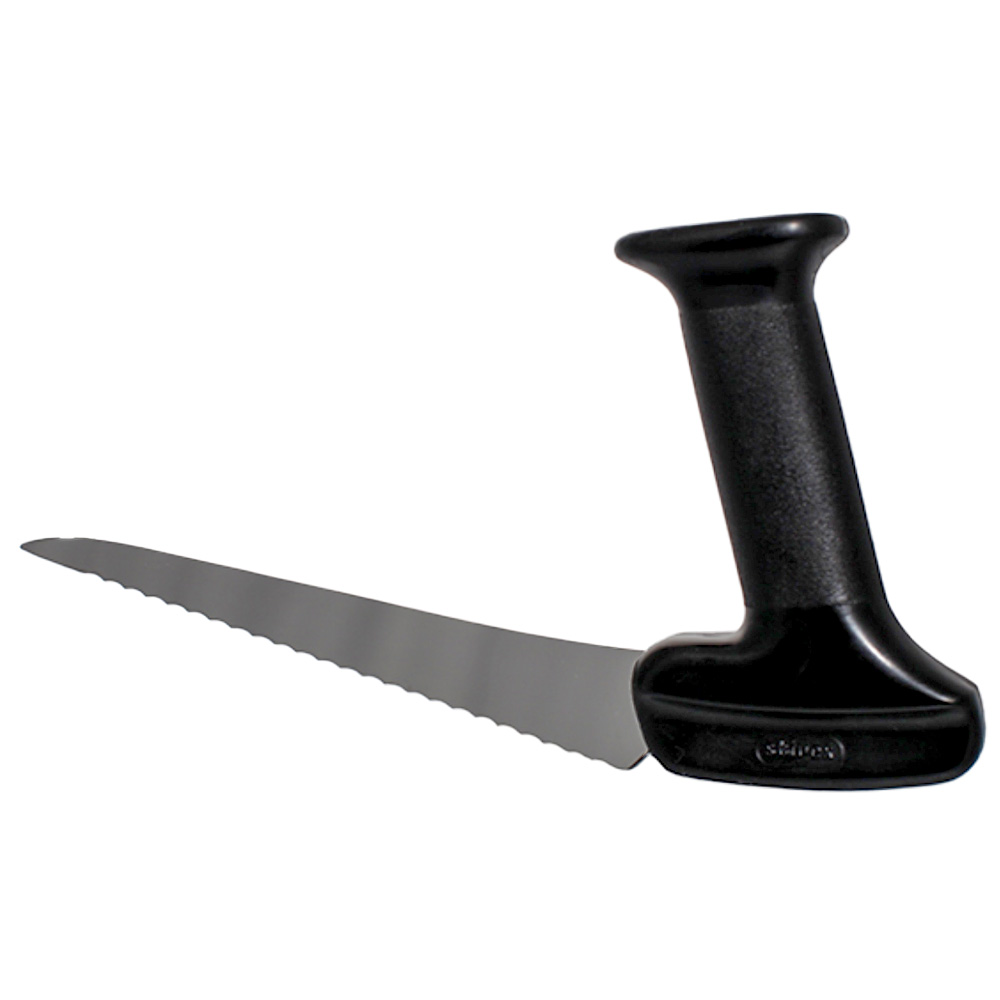 Küchenmesser 17 cm, Wellenschliff