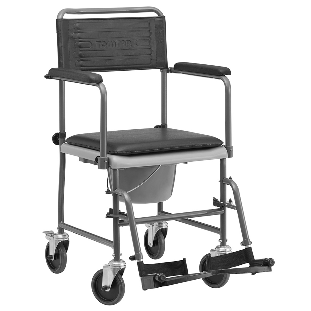 Toilettenstuhl TSU-2 mit Rollen – TOMTAR