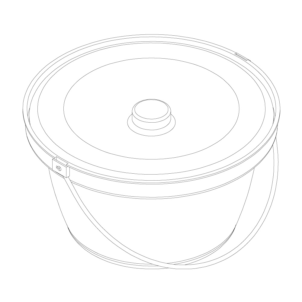 Eimer zu Toilettenrollstuhl TSU – TOMTAR