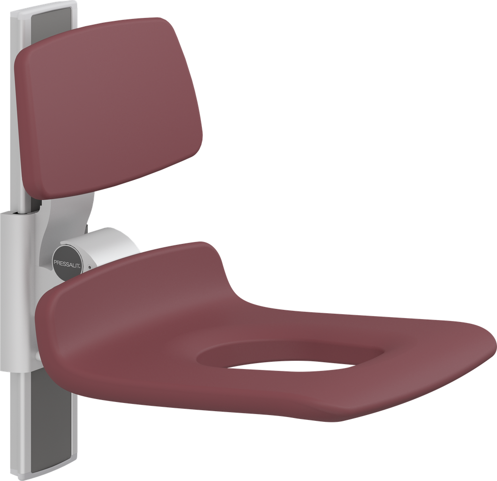 Duschklappsitz Plus 450 mit Rückenlehne – PRESSALIT
