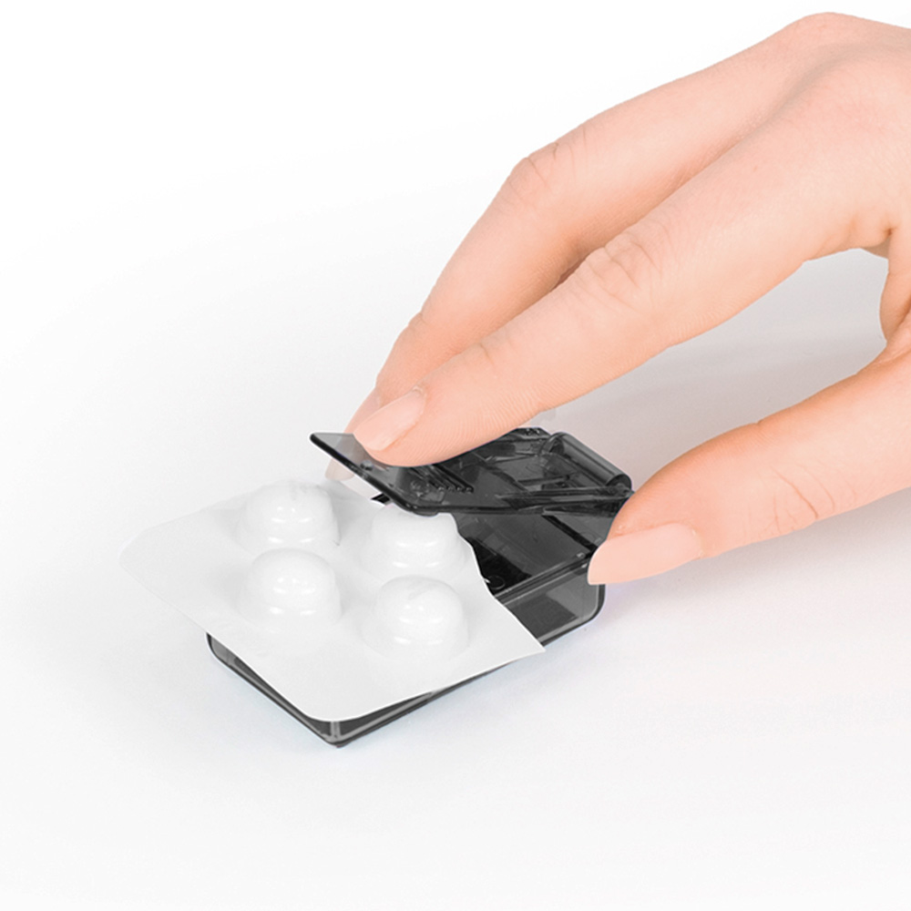 Tablette auspacken mit «Pill pusher» – VITILITY