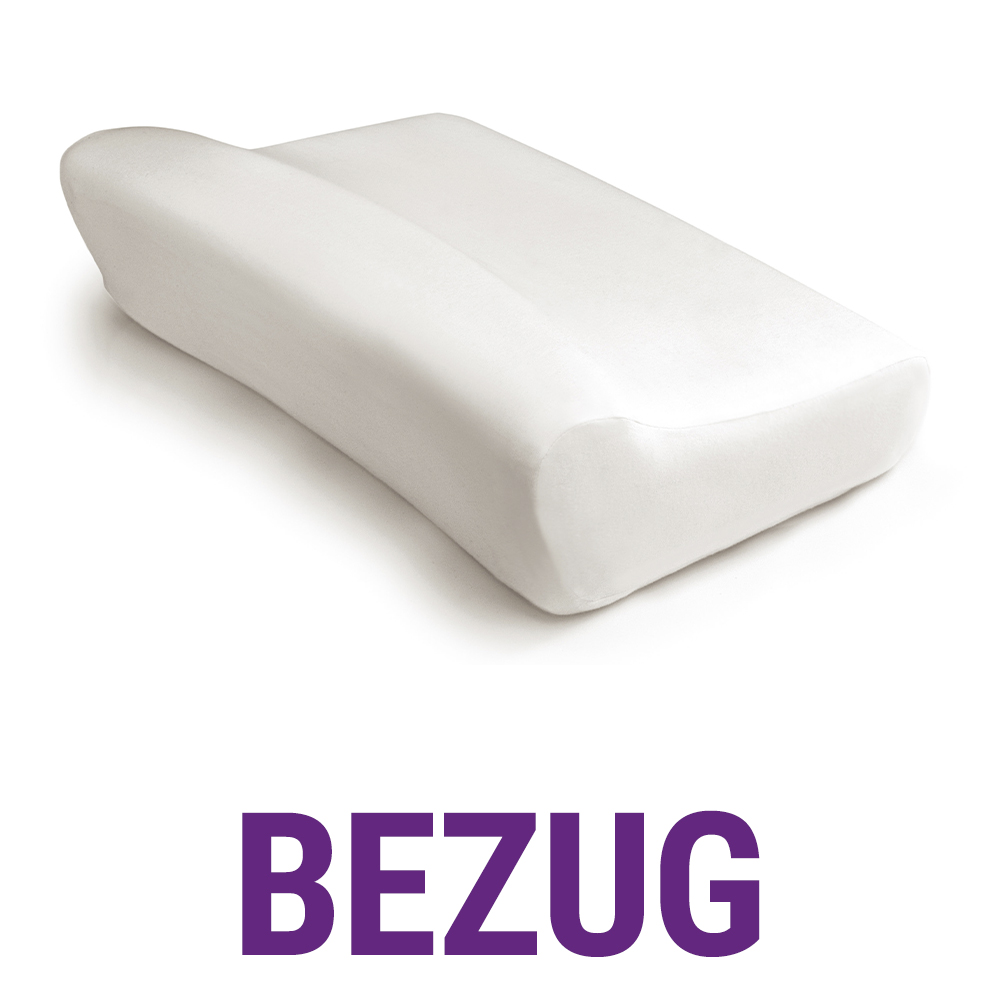 BEZUG zu Nackenkissen L Velours ecru 47 x 33 cm – SISSEL