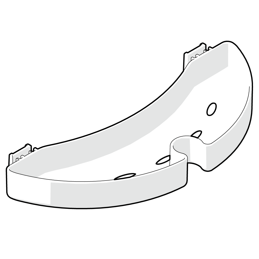Seifenschale zu Duschstuhl SWIFT und CLEAN – ETAC