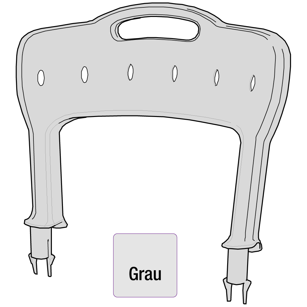 Rückenlehne zu Duschstuhl SWIFT – ETAC