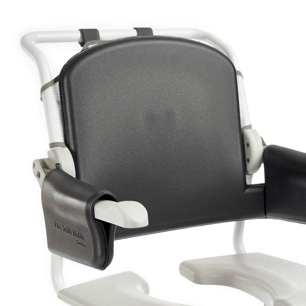 Rückenkissen COMFORT mit Armlehnenpolster zu Toilettenrollstuhl SWIFT MOBIL-2 & KOMFORT – ETAC