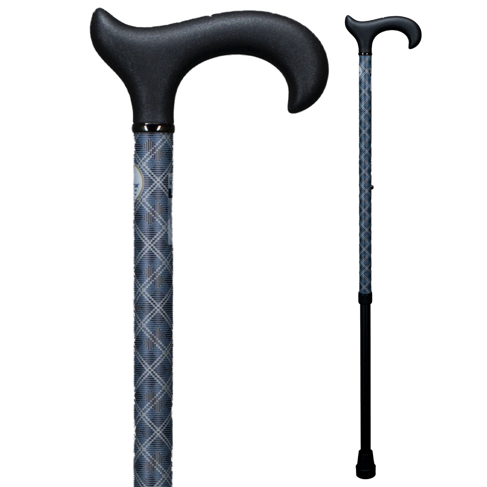 Gehstock Style-Derby TARTAN Dunkelblau