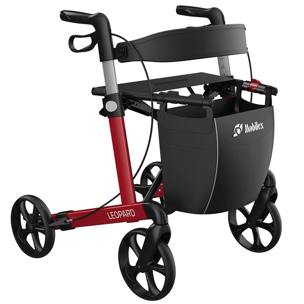 Rollator LEOPARD, Sitzhöhe 55 cm – Mobilex