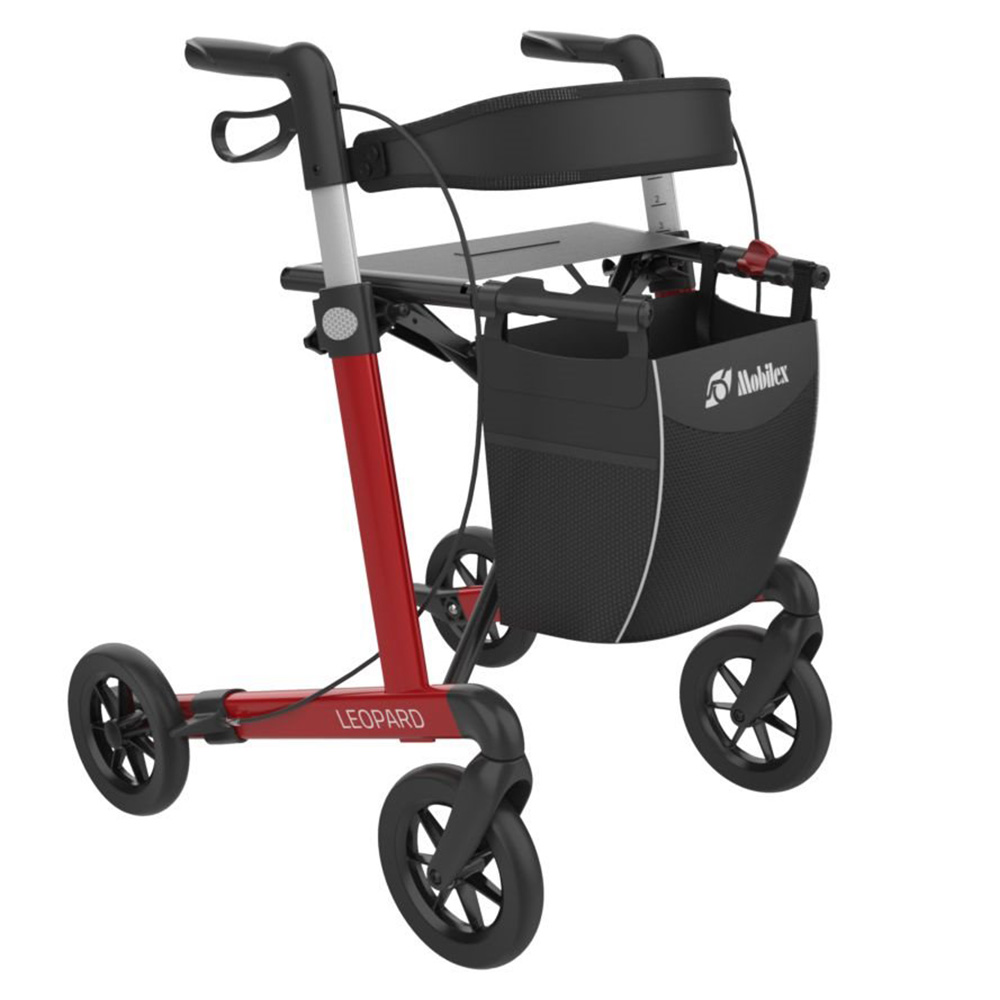 Rollator LEOPARD mit Soft Rädern, Sitzhöhe 62 cm – Mobilex