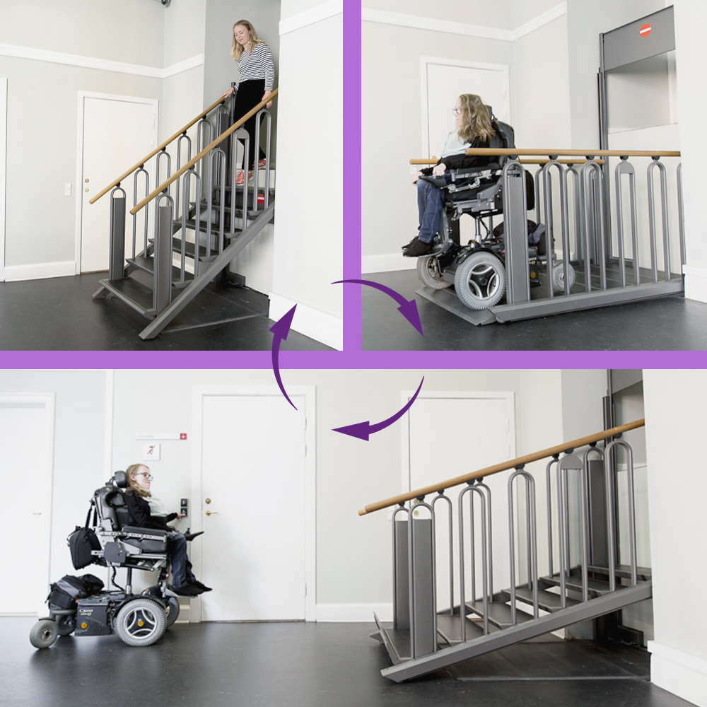 Info zur Plattform-Treppen-Lösung FlexStep – Liftup