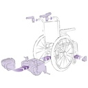 Info zu Rollstuhl-Schiebehilfe Viamobil  V25 – Alber®