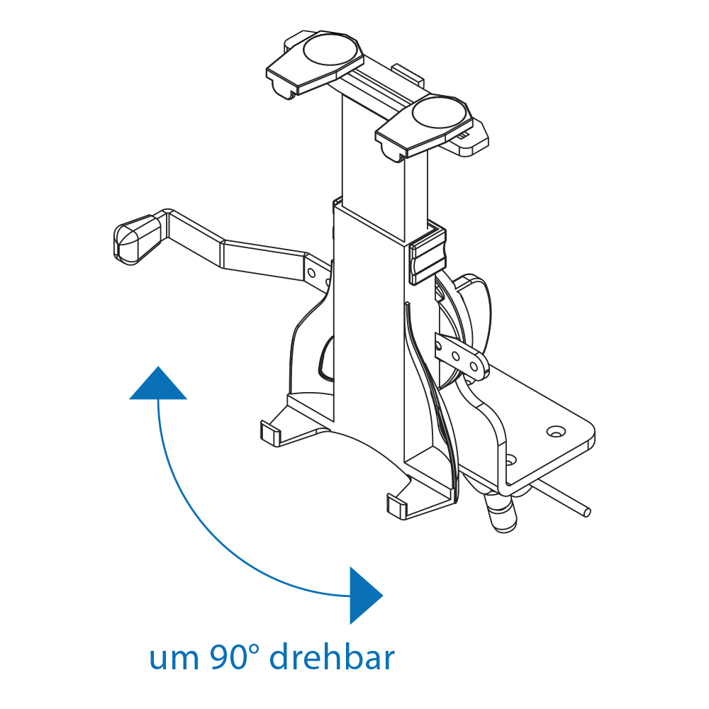 Tablet-PC-Halter zu Siesta Leseständer