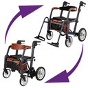 Rollator und Rollstuhl Glide 2in1 – Uplivin