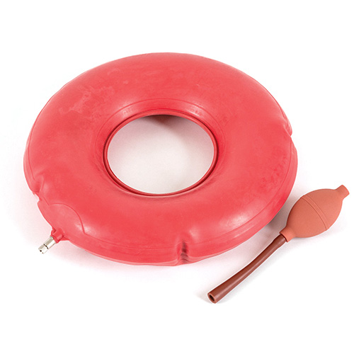 Sitzring ∅ 43 cm aufblasbar mit Vlies Bezug