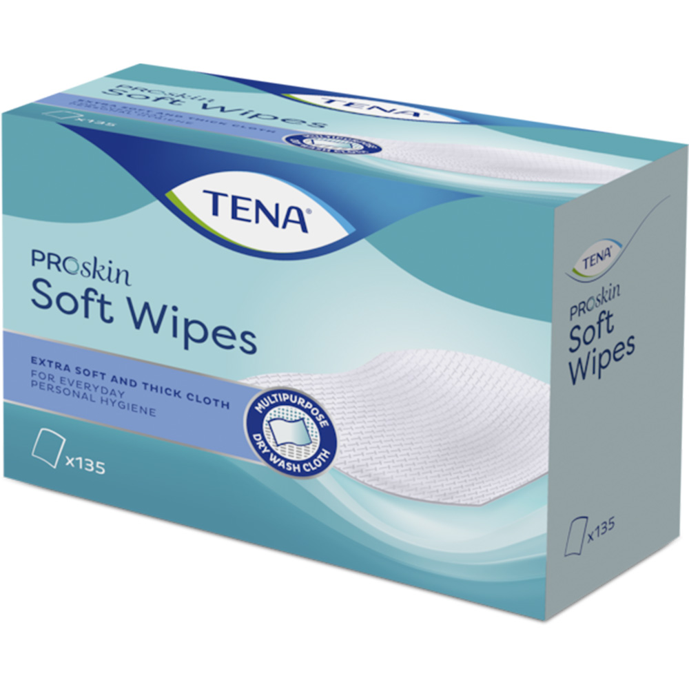 TENA Waschlappen Soft Wipe Spenderbox