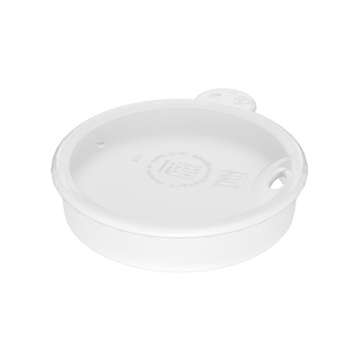 [82-41200] Trinkdeckel für Strohhalme (ø 70 mm) transparent / M811 zu Becher Ornamin