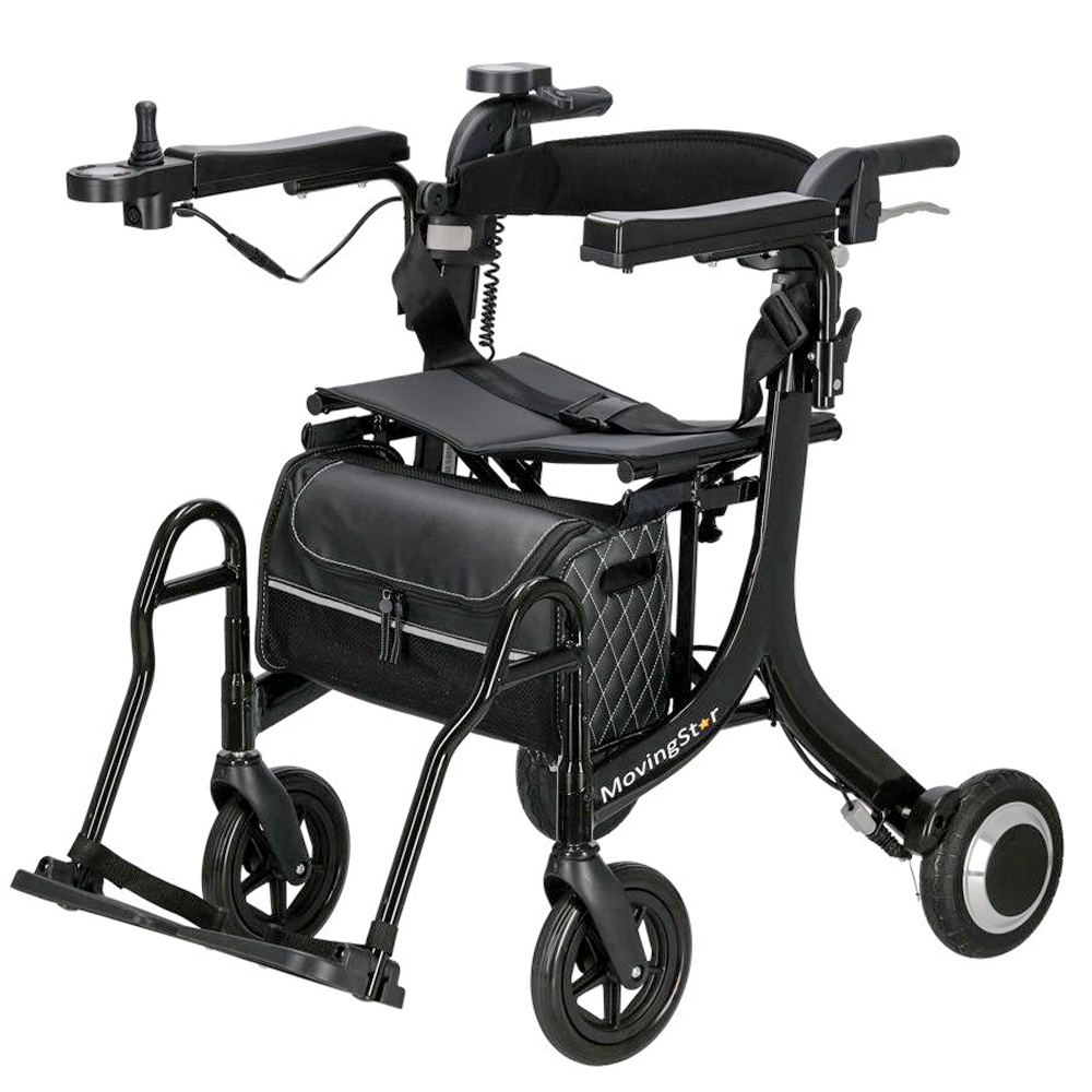 MovingStar AllinOne Rollator-Elektrorollstuhl in einem Gerät