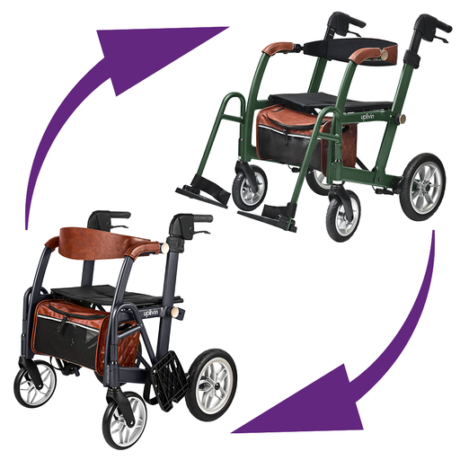 Rollator und Rollstuhl Glide 2in1 – Uplivin