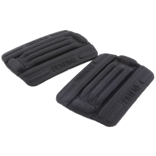 [85-48700] Polster für Krücken zum Kleben, schwarz 