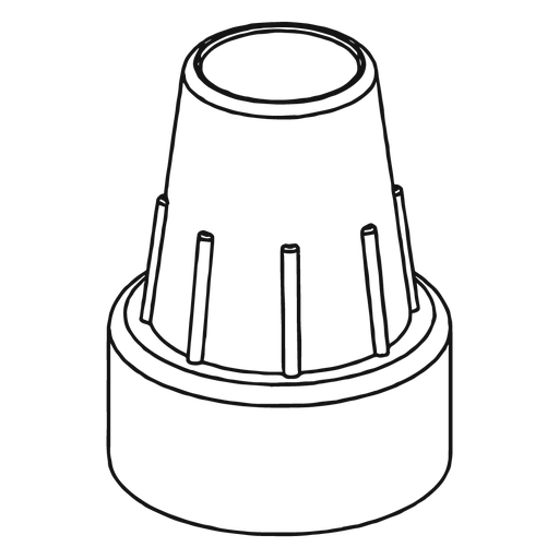 Krückenkapsel (Gummi)