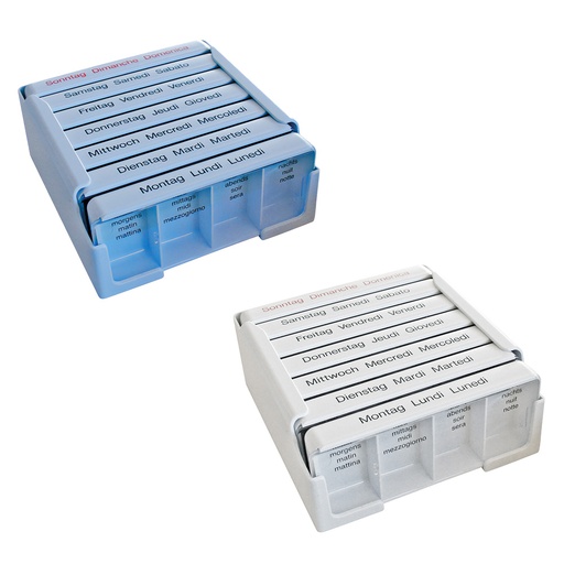 Medikamentendispenser 1 Woche / Tag 4 Fächer – MEDI 7