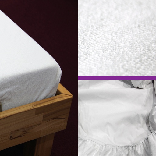 Fixleintuch, Baumwollfrottée beschichtet