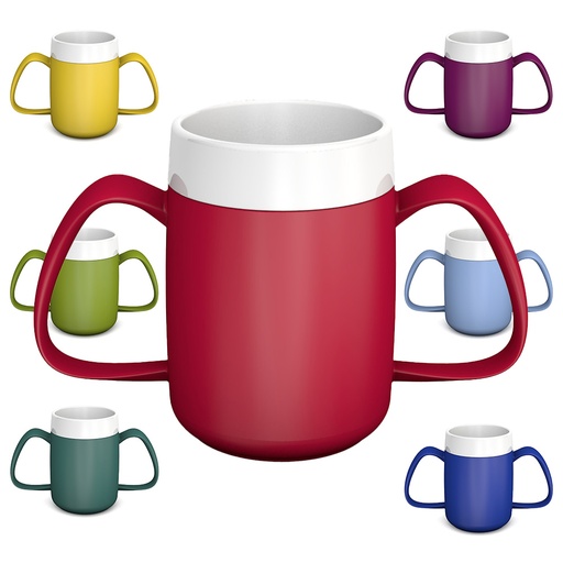 2-Henkel-Becher mit Trink-Trick 160 ml / M815